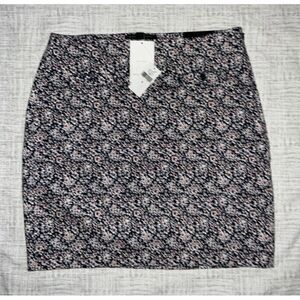 Banana‎ Republic Floral Print Lined Mini Pencil Skirt Size 0 NWT